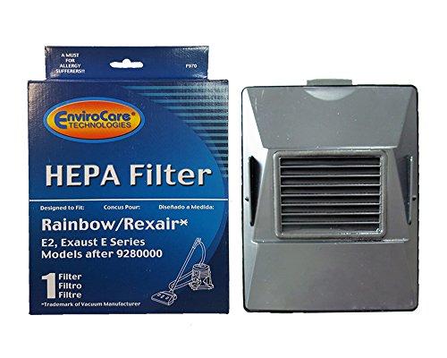 EnviroCare (1) Replacement HEPA Filter for Rexair Rainbow 10520 E E2 Models after/9280000 E Series, E2A Series Vacuum Cleaners, R10520, E2 packed -R12179 or R12647 - Appliance Genie