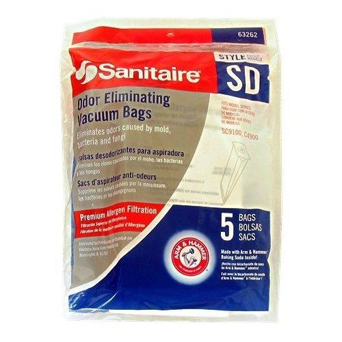 Sanitaire Style SD Arm and Hammer Odor Eliminating Vacuum Bags - Genuine - 5 Pack - Appliance Genie
