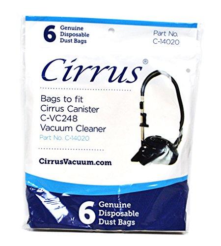 Cirrus Genuine 6 Pack Style C Canister Hepa Vacuum Cleaner Bags Part C-14020 - XPart Supply