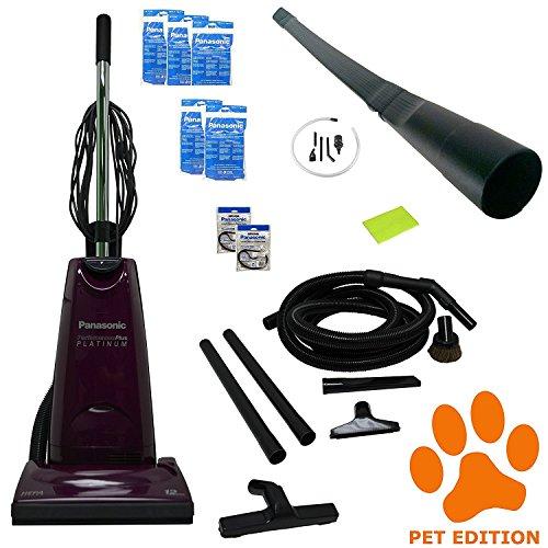 Panasonic Upright Vacuum Cleaner MC-UG581 Pet Edition Great For Homes With Dogs, Cat & Other Pets. Panasonic Top Rated Vacuum Cleaner With Micro Vacuum Attachment Kit & Attachments For Pet Hair & Fur. - Appliance Genie