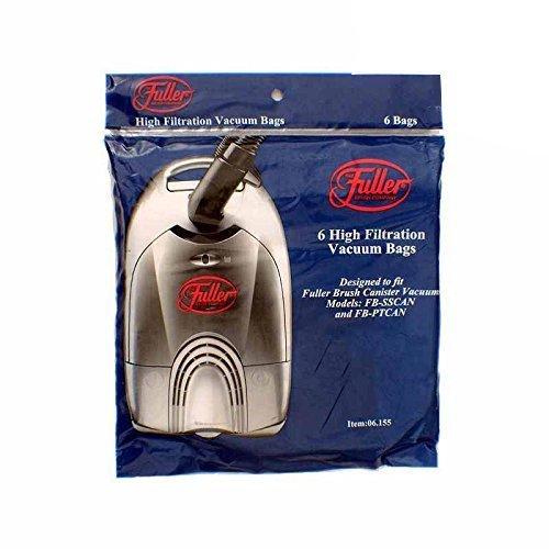Fuller Brush FB-SSCAN, FB-PTCAN Canister Vacuum Bags 6 bags PK # 6.155 - Appliance Genie