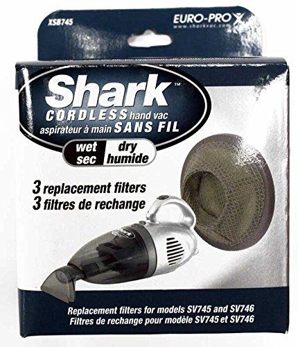 Europro, Shark SV745, SC746 Vacuum Cleaner 3 PK Cordless Hand Vac Filter # XSB745 - XPart Supply