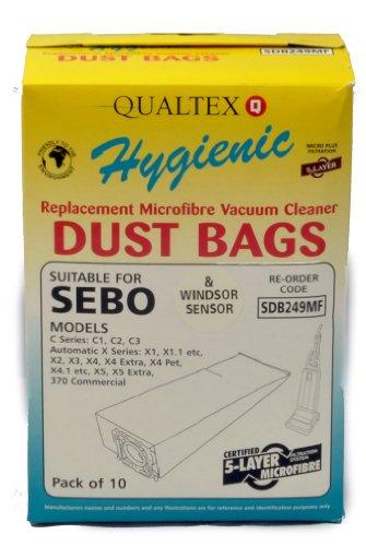Sebo Vacuum Cleaner Bags, Qualtex Windsor Sensor Part SDB249MF - XPart Supply