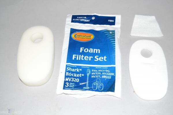 Shark Rocket Foam Filter Set, F660 - XPart Supply