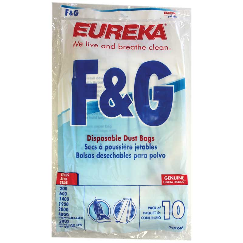 Eureka Vacuum Bags 10pk Part 54924C - Appliance Genie