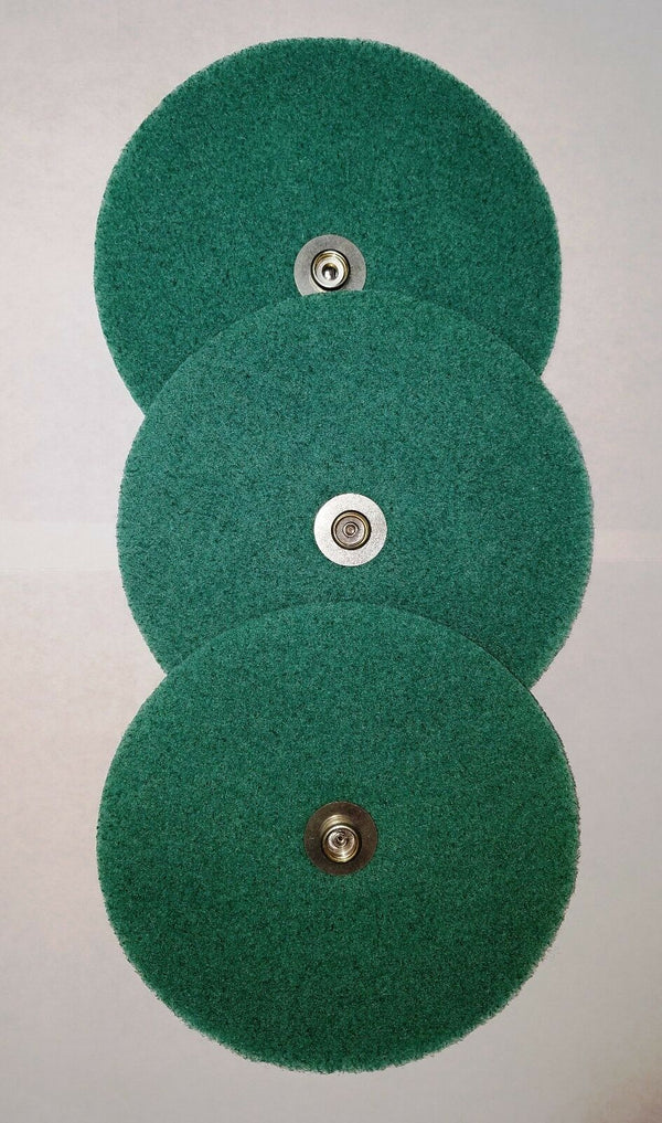 3pk Scrub Pads Green, for Electrolux Polisher Replaces part 6938 Part 26-3802-01 - Appliance Genie
