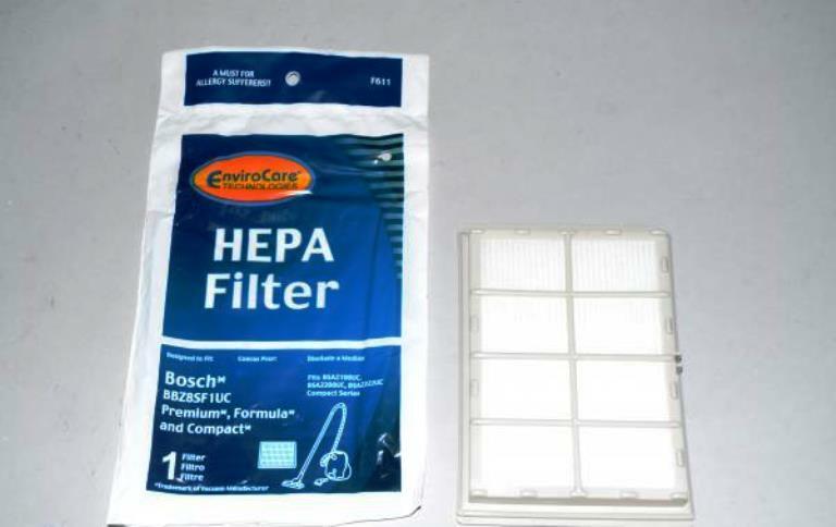 Generic Hepa Filter for Bosch Formula BSA Compact/Plus Canister Vacuum 00263506 00460474 Part F611 - Appliance Genie