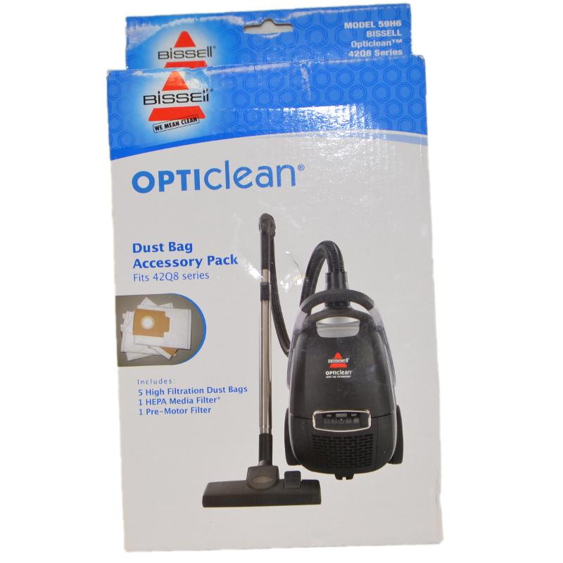 Bissell Opticlean vacuum supply kit-5 Bags+2 Filters for Canister 42Q8, Part 59H6 - Appliance Genie