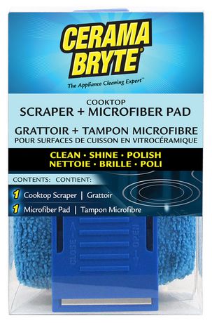 Cerama Bryte Cooktop Scraper and Microfiber Pad - Appliance Genie