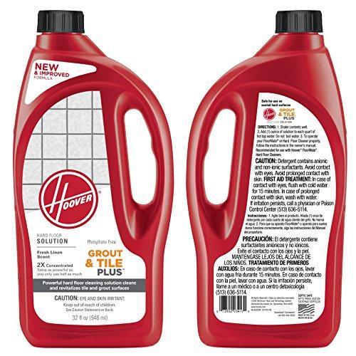 Hoover 2X FloorMate Tile and Grout Plus Hard Floor Cleaning Solution 32 Ounce, AH30435 Pack of 2 - Appliance Genie