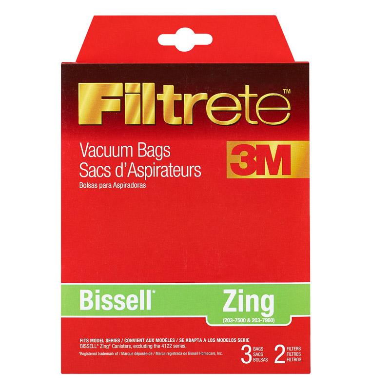 Bissell Zing Allergen Bags 3 bags, 2 filters Part 66722 - Appliance Genie