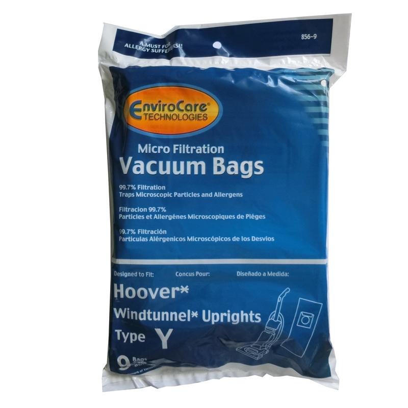 9pk, Vacuum Bags for Hoover Type Y WindTunnel Uprights, Generic Part 856-9 - Appliance Genie