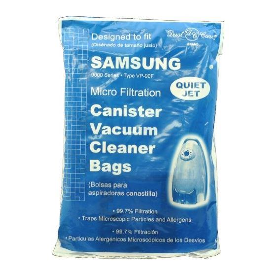 Samsung 9000 Series Canister Vacuum Micro Filter Paper Bags 5 Pk Part 94-2425-01 - Appliance Genie