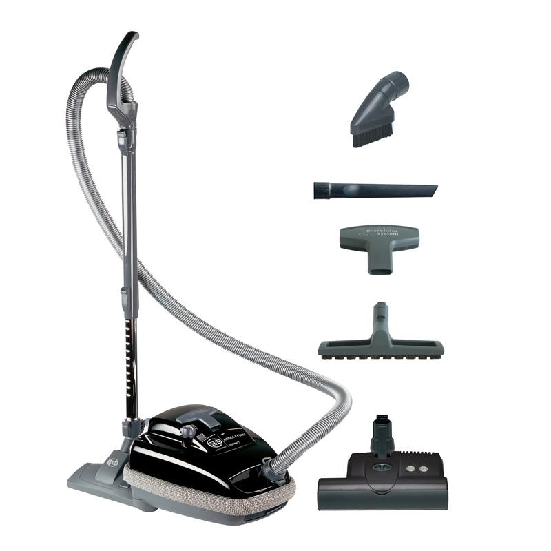 Sebo Airbelt K3 Canister Vacuum with ET-1 Powerhead and Parquet Brush, Black - Corded SKU 9688AM - Appliance Genie