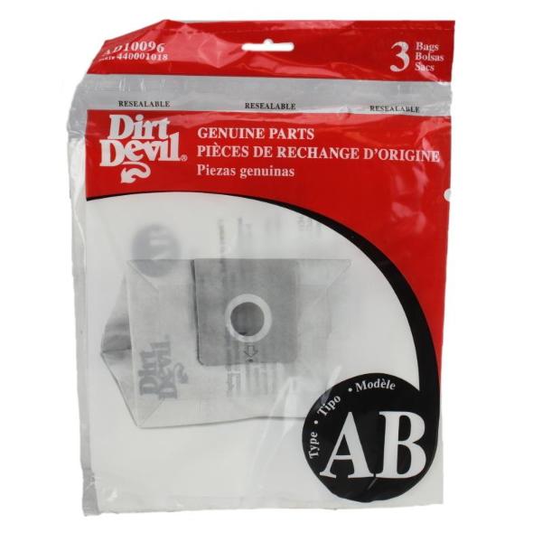 Dirt Devil AB Vacuum Bags 3pk Part AD10096 - XPart Supply