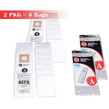 Hoover Type A Hepa Vacuum Bags Upright 2Pk Genuine Part AH10135, 43655126 - Appliance Genie