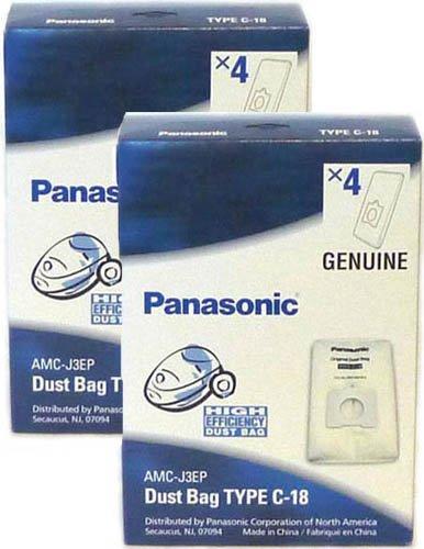 Panasonic Canister Replacement Bag(Type C-18)(4/U) for MC-CG885 Part AMC-J3EP - Appliance Genie