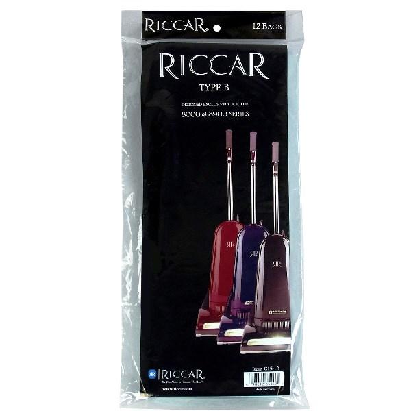 Riccar Clean Air Type B Upright Vacuum Paper Bags for 8000 Series, 12 Pack Part C15-12 - Appliance Genie