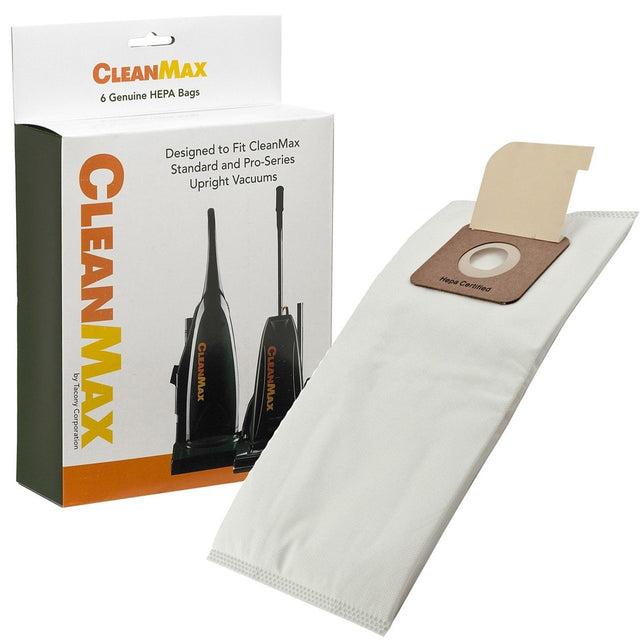 Cleanmax Hepa Bag 6Pk 6Cs Pro Series And Standard A Bag Part CMH-6 - Appliance Genie