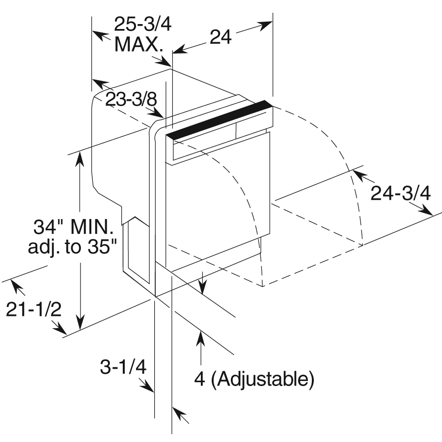 HOTPOINT STANDARD TUB PERMATUF INTERIOR FRONT CONTROL - XPart Supply