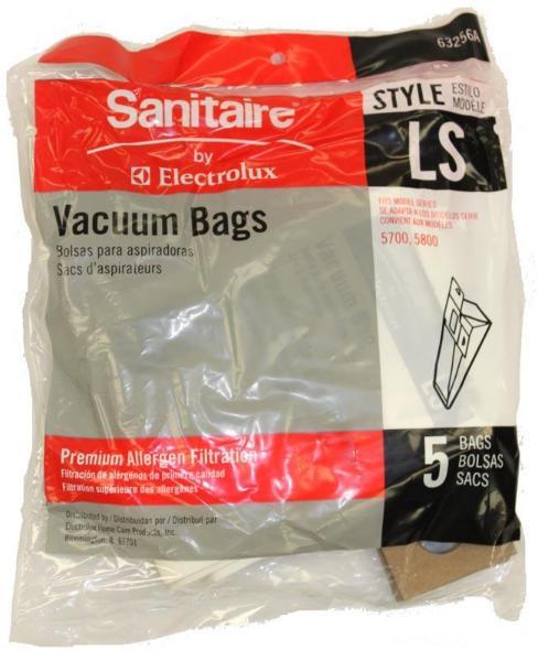 Sanitaire Vacuum Bags 5pk Part 63256A-10 - XPart Supply