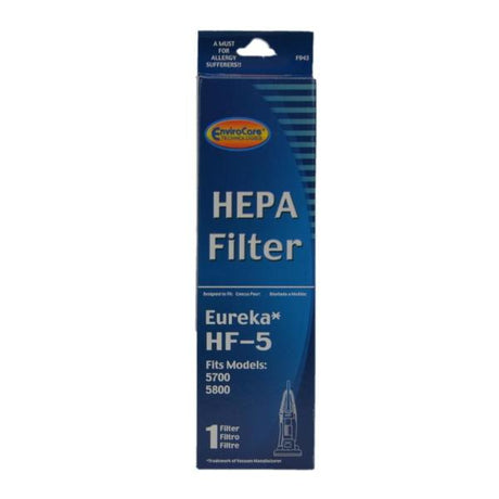 Eureka HF5, 5740 Upright HEPA Vacuum Filter Replaces OEM 61830, 61830A, 61840 Generic Part F943 - Appliance Genie