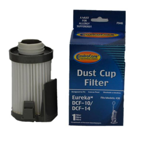Eureka DCF10, DCF14, Bagless Upright HEPA Vacuum Filter Part F946 - Appliance Genie