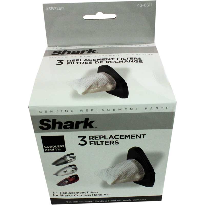 Shark Filters, Handvac Shark Dirt Cup SV735/SV738/SV75 3Pk Part XSB726N - Appliance Genie