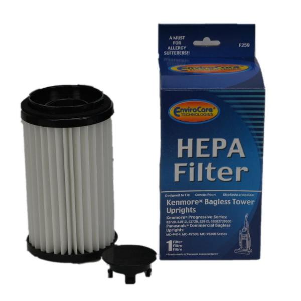 Kenmore DCF-1, DCF-2 HEPA Cartridge Vacuum Filter Part F259, 259 - Appliance Genie