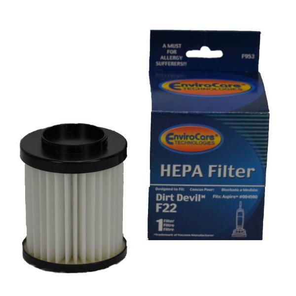 Dirt Devil Type F22 HEPA Vacuum Filter Replaces part 1LV1110000 Part F953 - XPart Supply