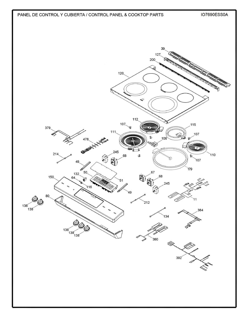 WS01F09043 Oven Control Assembly - XPart Supply
