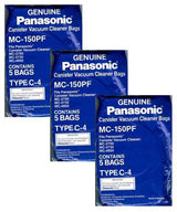 Panasonic Paper Bags, Type C4 Canister 2750 5Pk Part MC-150PF - XPart Supply