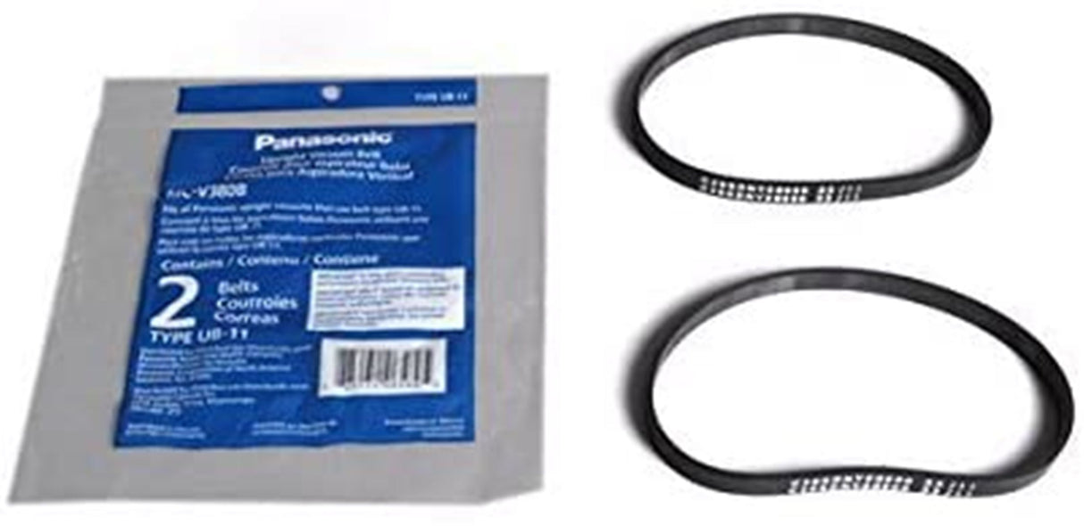 Panasonic MC-V380B Type UB -11 Upright Belts, 2 Pk Part MC-V380B - Appliance Genie