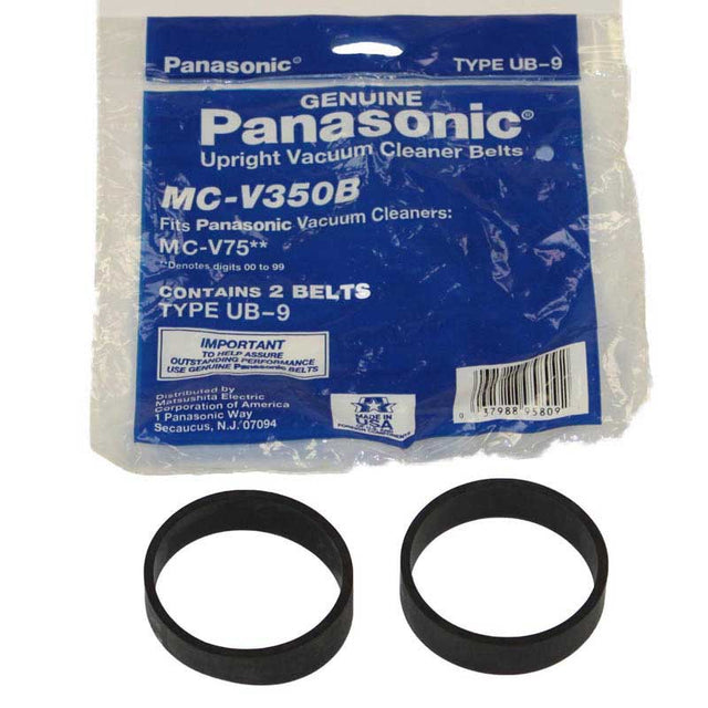 Panasonic Vacuum Belts 2pk Part MC350B - Appliance Genie