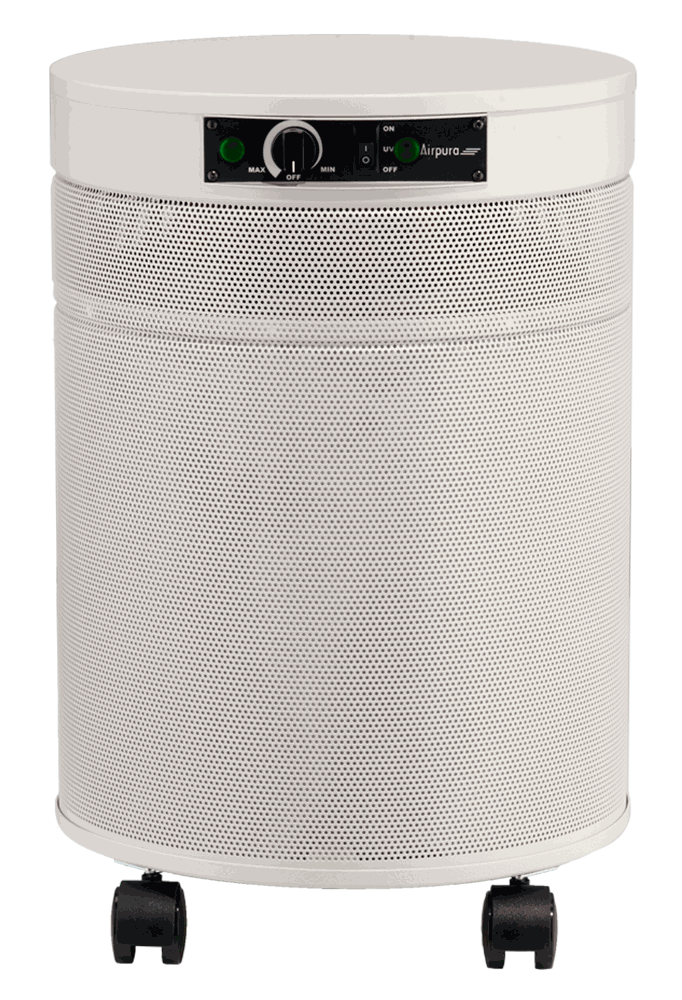Airpura R600- The Everyday Air Purifier with 18-lb carbon filter, Cream (Filter Upgrade Available) - Appliance Genie