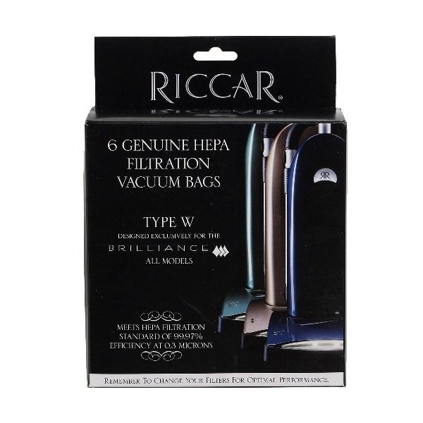 Riccar Brilliance Type W HEPA Media Vacuum Bags Part RWH-6 - XPart Supply