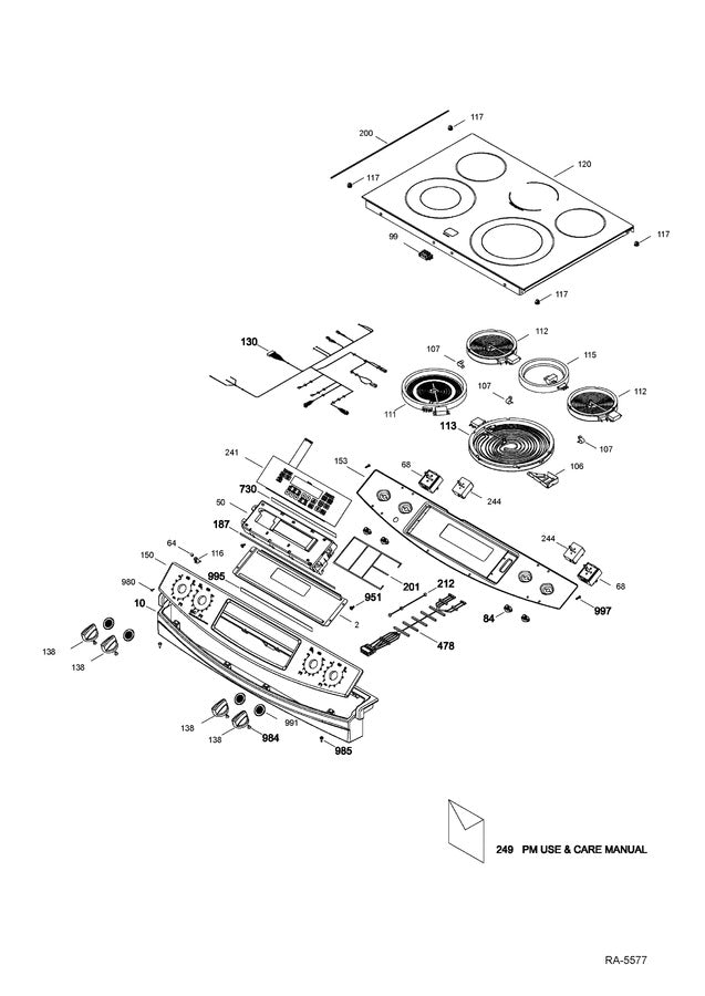 Oven Membrane Assembly WS01F06671 - XPart Supply