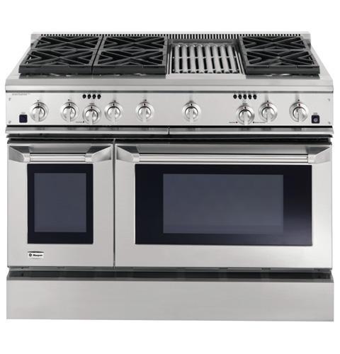 GE Monogram 48" Dual-Fuel Professional Range with 6 Burners and Grill - OBSOLETE "AS IS PRICE" - Appliance Genie