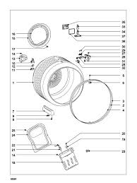 6131252 Heater Bank Assembly (T1576 shown; all other T1500 series dryersdo not have a Temperature Sensor in the Heater Bank) - XPart Supply