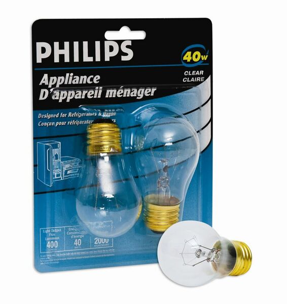 40W Appliance Bulb Clear 2Pk - XPart Supply